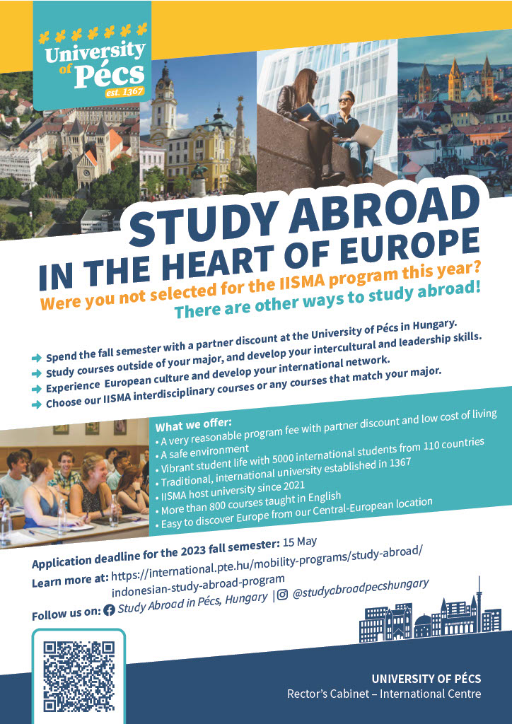 indonesian study abroad poster