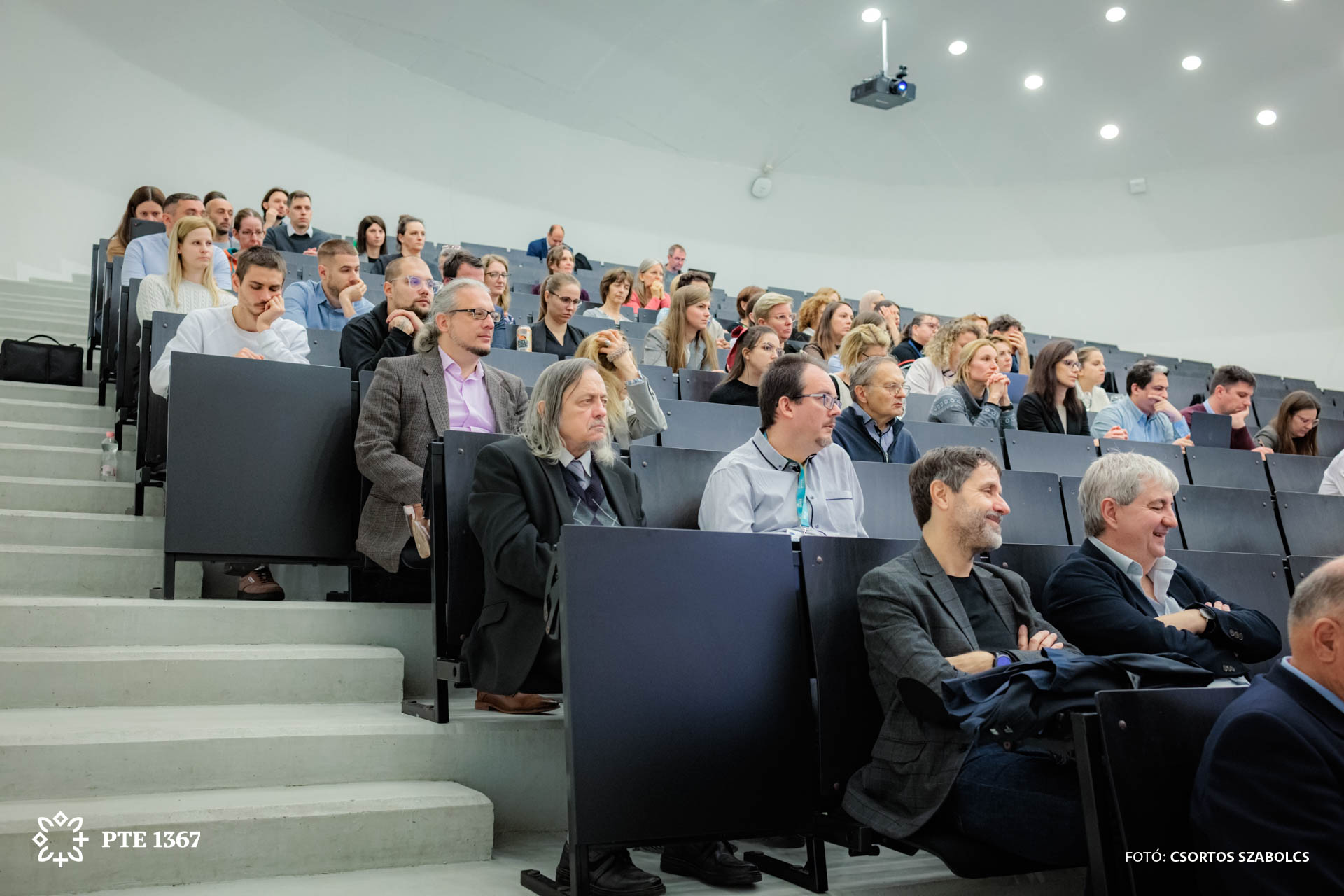 Audience during the Szentágothai Day
