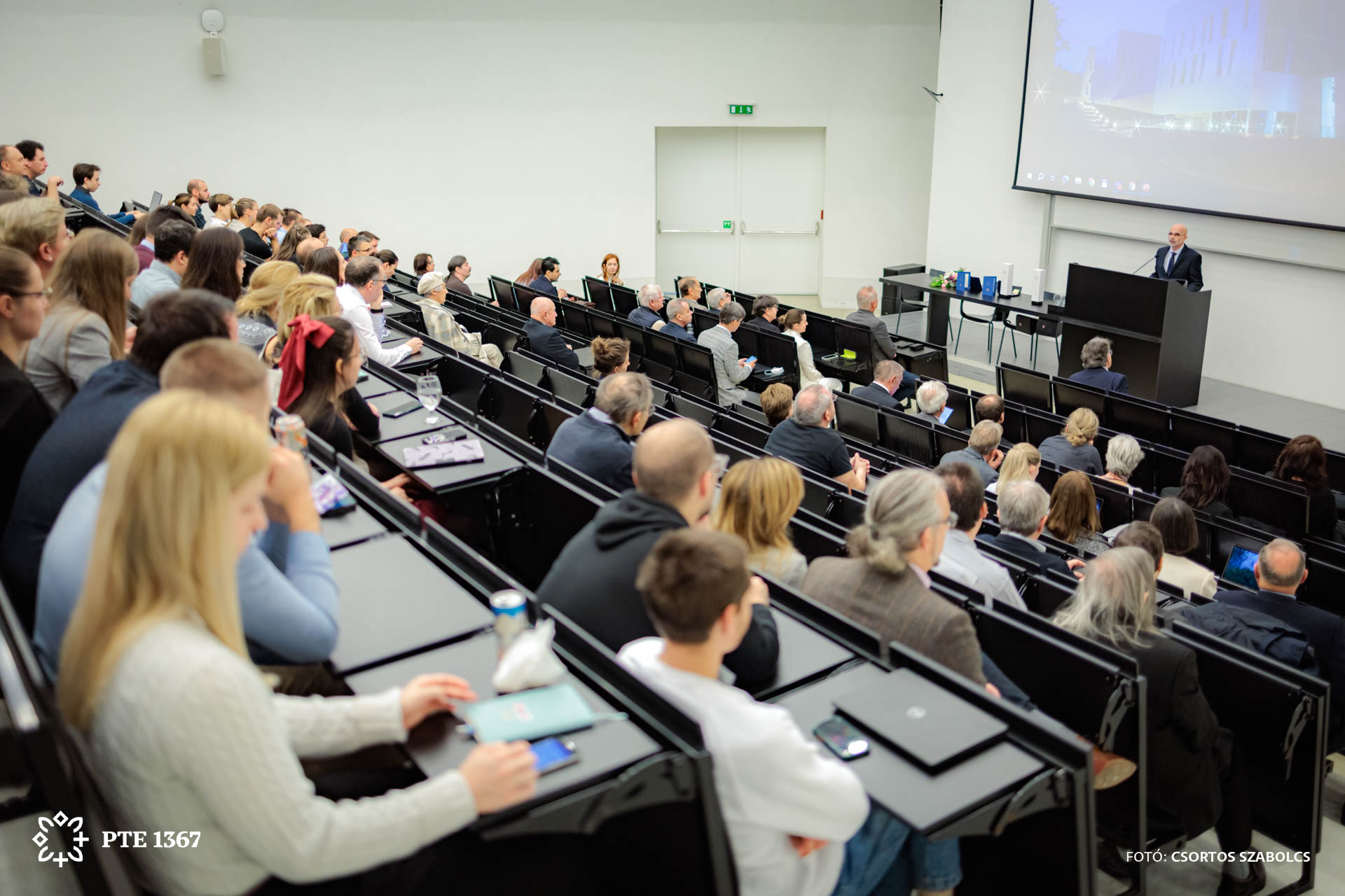 Audience at the Szentágothai Day