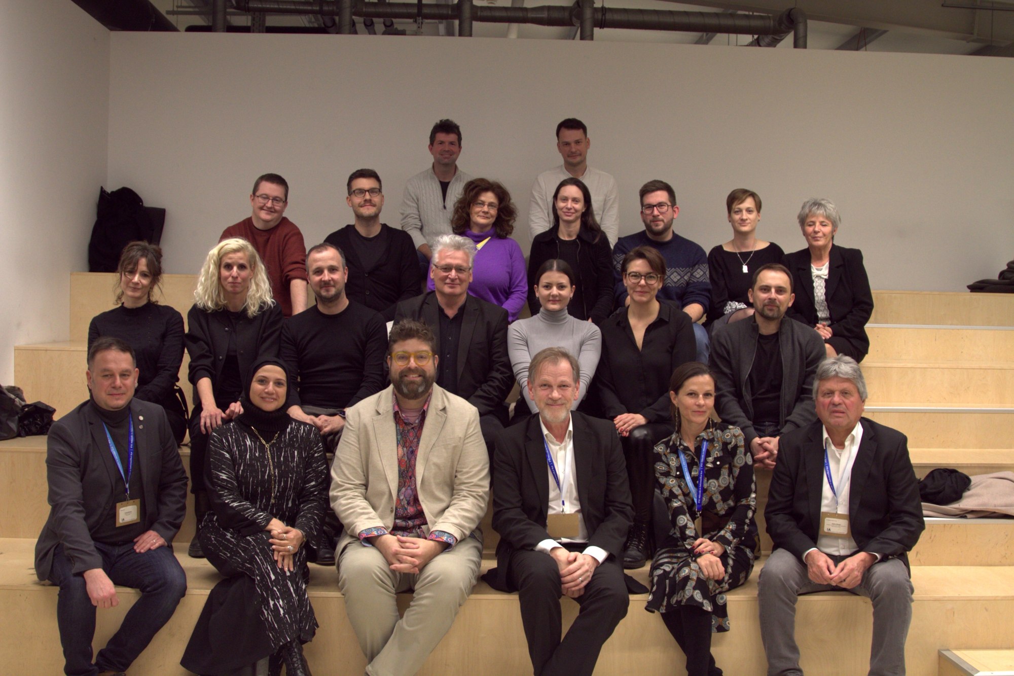 Members of the accreditation committee and teachers of the MIK